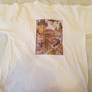 Praha graphic T shirt
